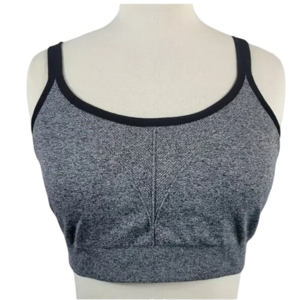 Soma Seamless Sports Bra Ballet Back Grey Size Large